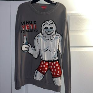 Yeti Christmas sweater